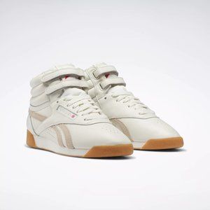 Brand new Reebok Freestyle Hi 5411 LTD Women Casual Retro Shoe Modern Beige